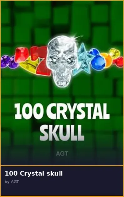 100 Crystal skull