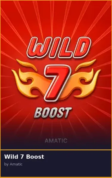 Wild 7 Boost
