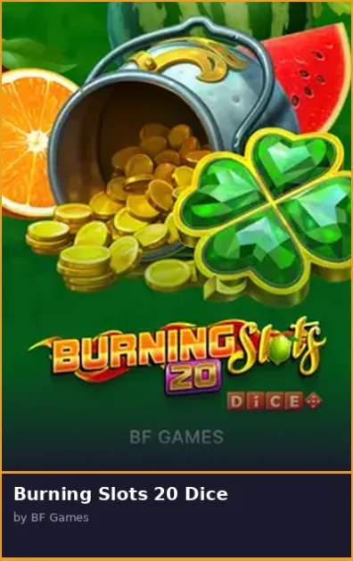 Burning Slots 20 Dice