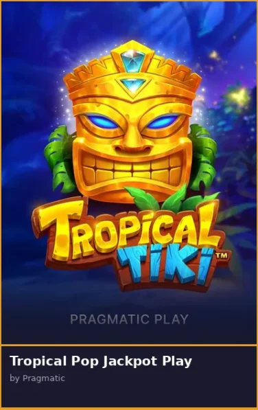 Tropical Pop Jackpot Play