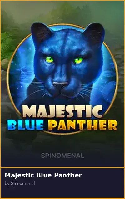 Majestic Blue Panther